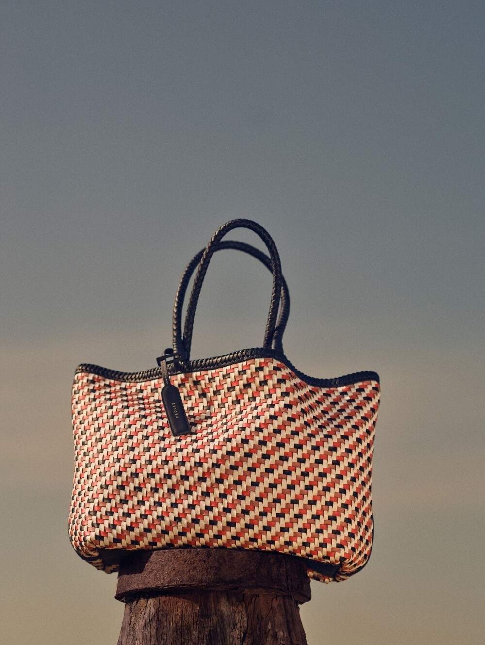 Radley Sunningdale Woven Leather Bag Naval